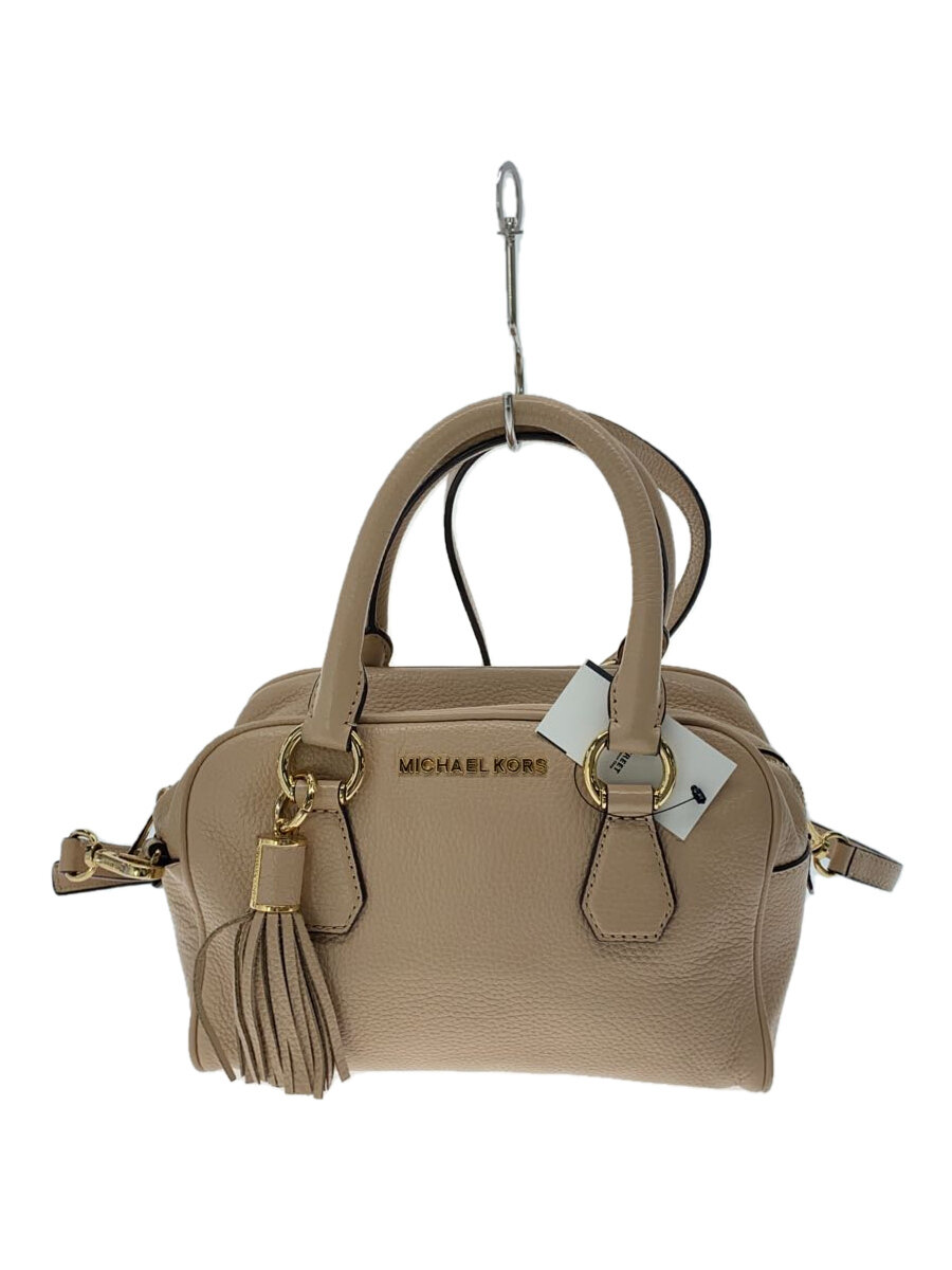 【中古】MICHAEL KORS◆ハンドバッグ/レザー/PNK/35t7gbfs1l【バッグ】