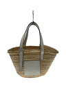 【中古】LOEWE◆カゴバッグ/--/BEG【バッグ】
