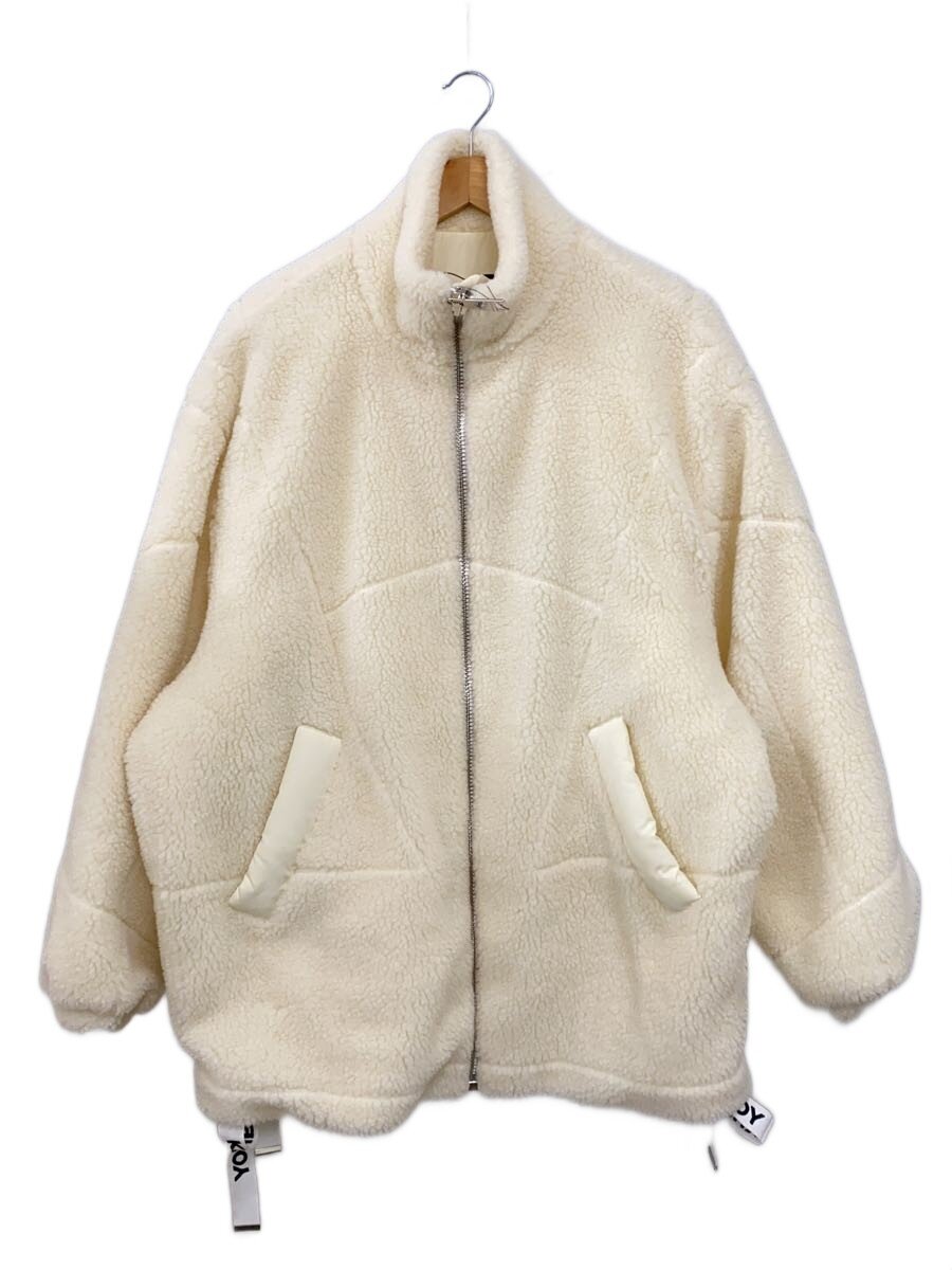 KHRISJOY◆FRONT ZIPPED EVERYDAY TEDDY JACKET/フリースジャケット/--/アクリル/20121