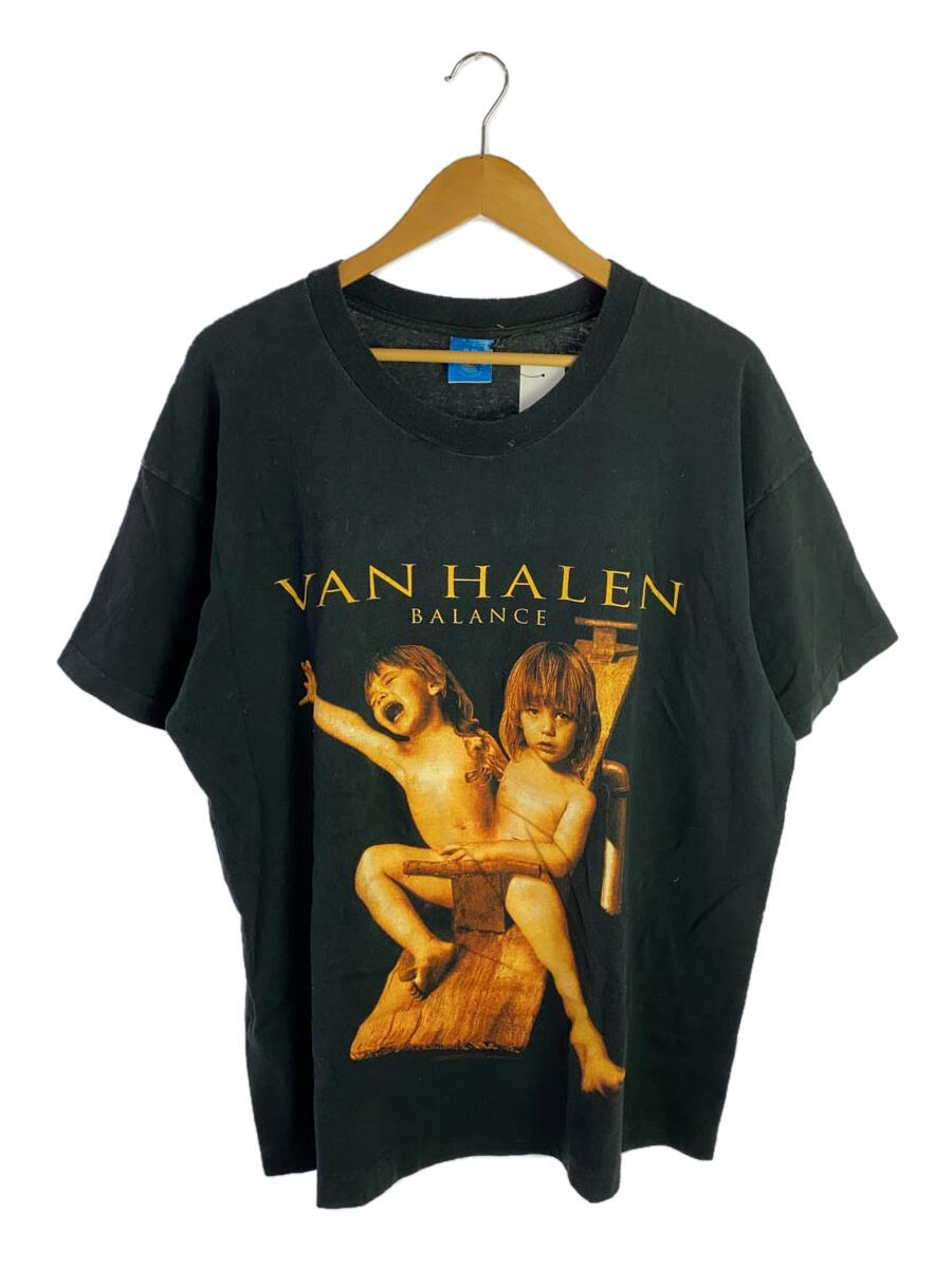 【中古】FRUIT OF THE LOOM◆90s/1995/VAN HALEN BALANCE/Tシャツ/XL/コットン/ブラック//【メンズウェア】