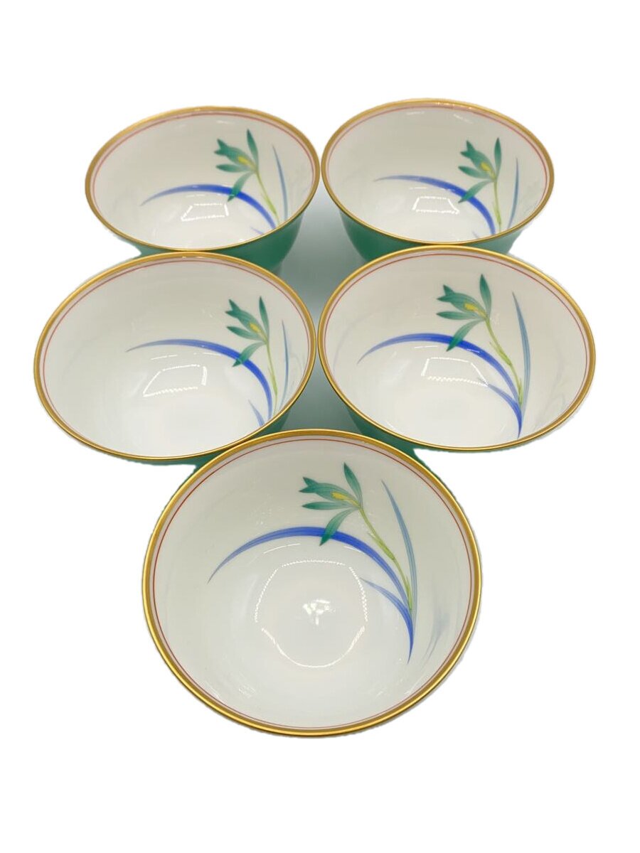 【中古】香蘭社◆湯呑/5点セット/GRN【キッチン用品】