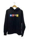 【中古】MSGM◆パーカー/L/コットン/BLK/3340MM167【メンズウェア】