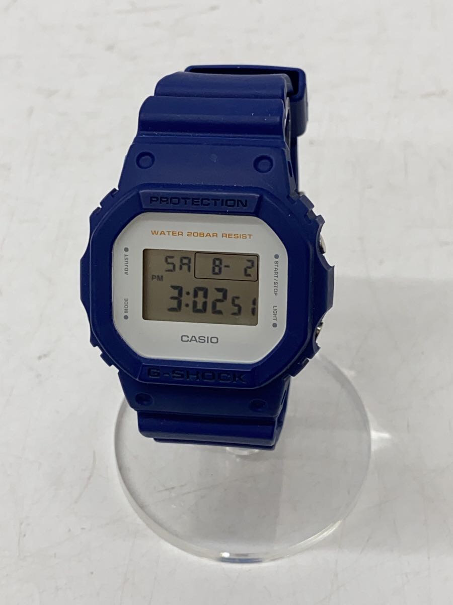 【中古】CASIO◆クォーツ腕時計・G-SHOCK/デジタル/ラバー/NVY/NVY【服飾雑貨他】