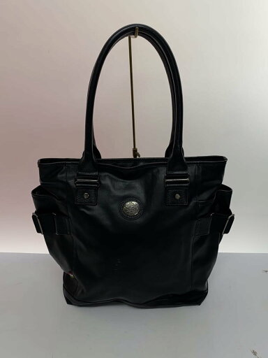 【中古】Orobianco◆トートバッグ/--/BLK/無地/92461【バッグ】 【中古】Orobianco◆トートバッグ/--/BLK/無地/92461【バッグ】