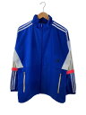 【中古】adidas◆スポーツウェアー/L/BLU/GL0401【スポーツ】