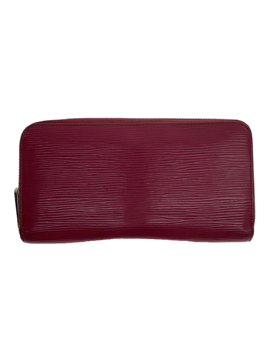 【中古】LOUIS VUITTON◆ジッピー・ウォレット_エピ_RED/レザー/RED/レディース/? NULL ?【服飾雑貨他】