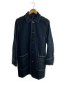 【中古】LOST CONTROL◆コート/2/コットン/BLK【メンズウェア】