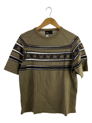 【中古】kolor◆Tシャツ/3/コットン/KHK/総柄【レディースウェア】 【中古】kolor◆Tシャツ/3/コットン/KHK/総柄【レディースウェア】