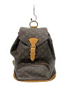 【中古】LOUIS VUITTON◆モンスリ_モノグラム・キャンバス_BRW/PVC/BRW【バッグ】