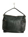 【中古】COACH◆ショルダーバッグ/レザー/ブラック/無地/71039【バッグ】