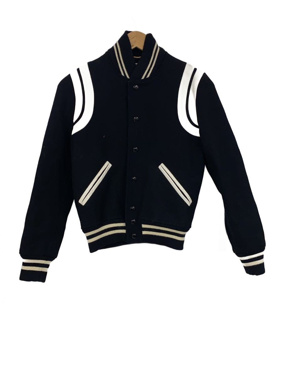 【中古】SAINT LAURENT◆テディジャケット/16AW/エディ期/ブルゾン/34/ウール/BLK/376283//【レディースウェア】