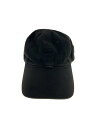 【中古】BALENCIAGA◆22SS/Unity Snowboard Cap/キャップ/FREE/コットン/BLK/メンズ【服飾雑貨他】