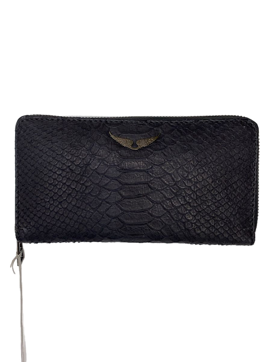 【中古】Zadig&Voltaire◆長財布/牛革/GRY/メンズ【服飾雑貨他】