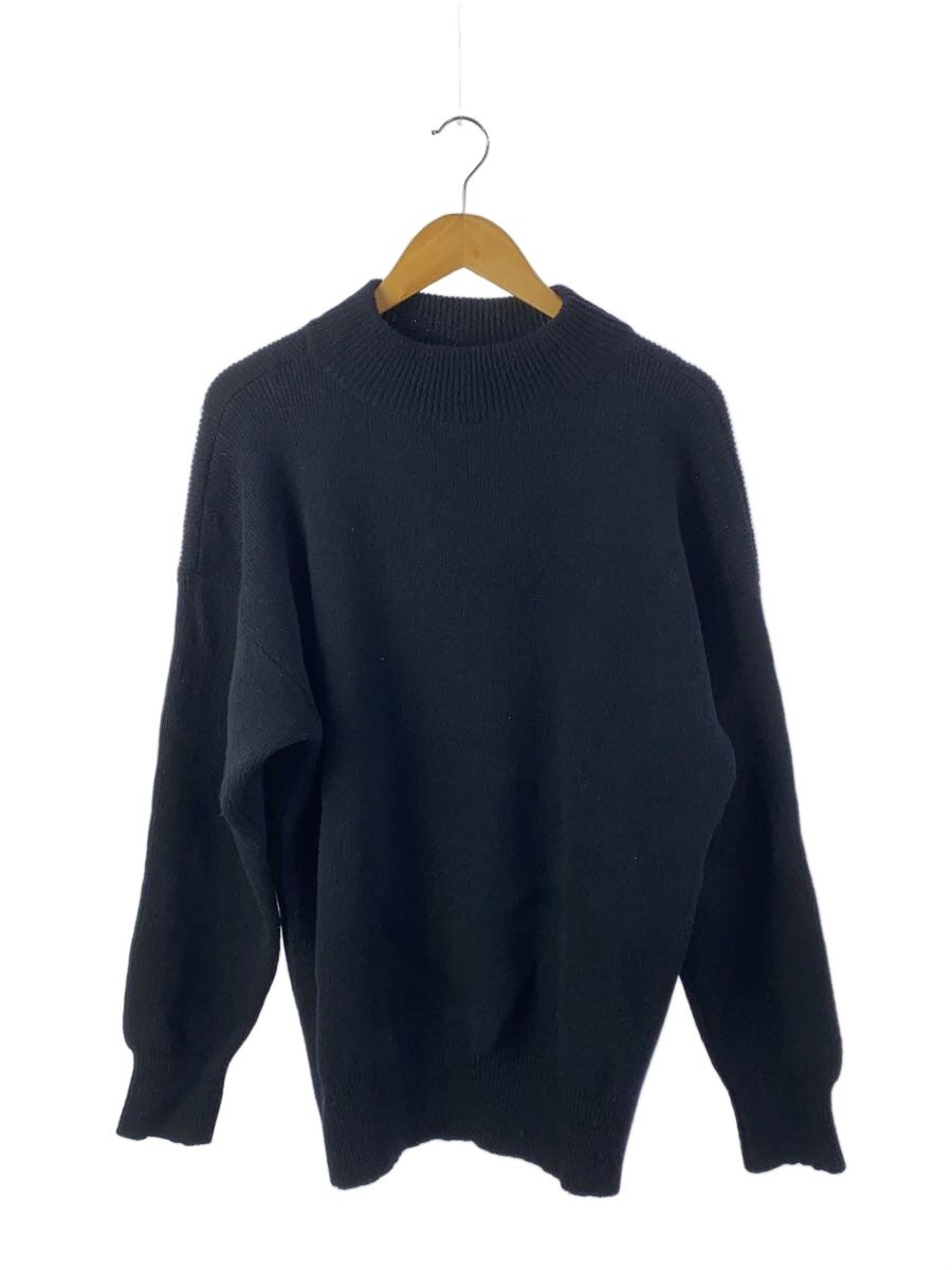 Slopeslow◆24AW/ハードツイスト シェットランドウール/ニット・セーター/L/ウール/NVY/1243009//