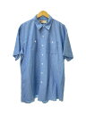 【中古】BIGMAC◆半袖シャツ/XL/ポリエステル/BLU/543-4832//【メンズウェア】