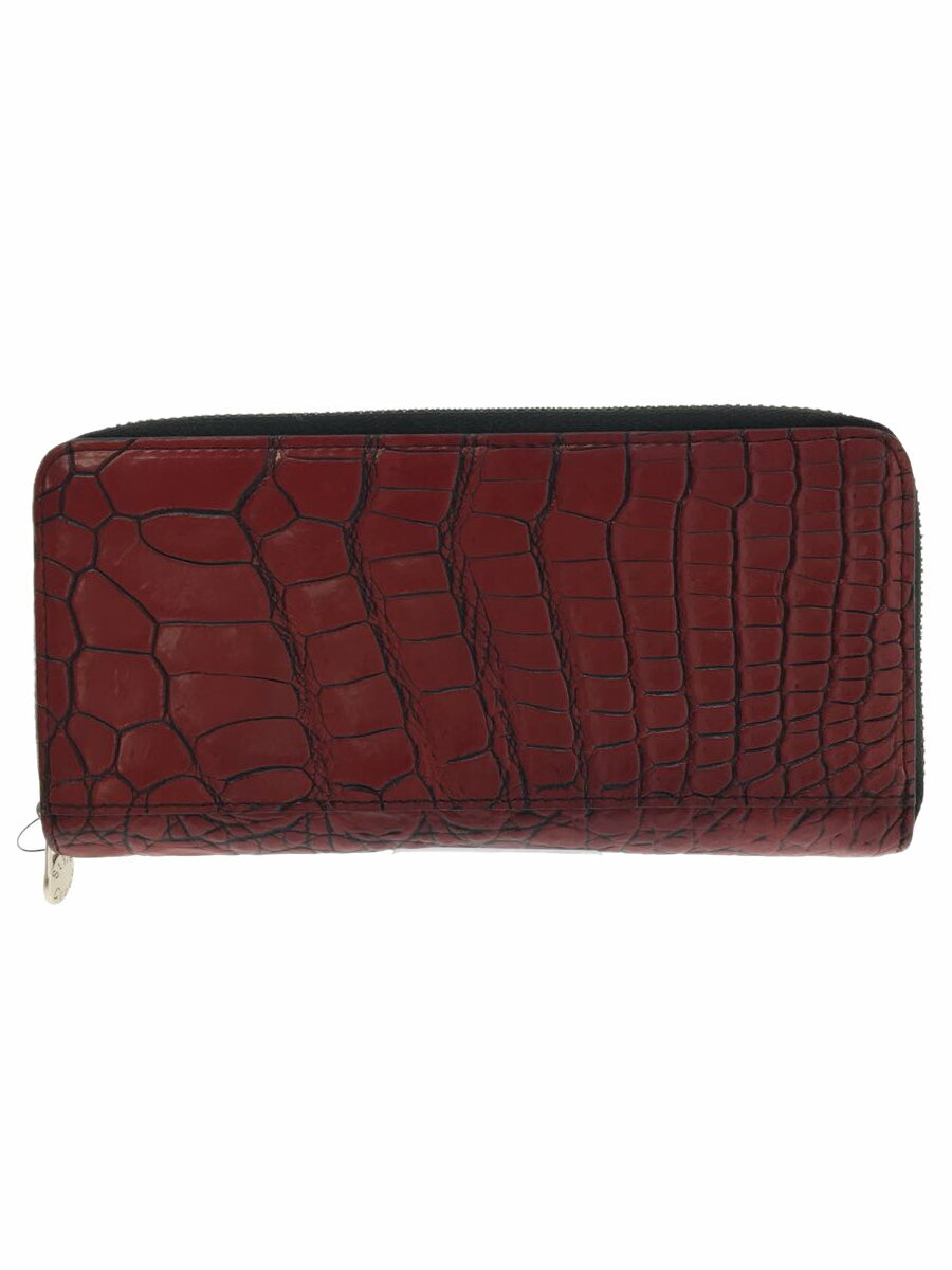 【中古】STYLE CROCO/長財布/レザー/RED/レディース//【服飾雑貨他】