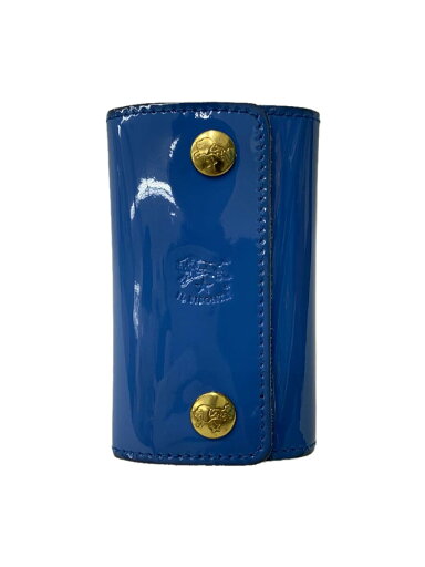 【中古】IL BISONTE◆キーケース/エナメル/BLU/メンズ【服飾雑貨他】 【中古】IL BISONTE◆キーケース/エナメル/BLU/メンズ【服飾雑貨他】