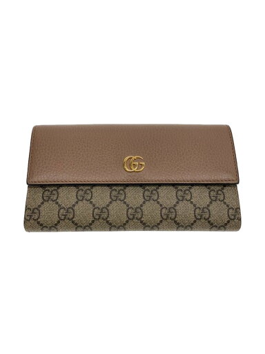 【中古】GUCCI◆長財布_GGマーモント_GGスプリーム/ピンク/総柄/レディース【服飾雑貨他】 【中古】GUCCI◆長財布_GGマーモント_GGスプリーム/ピンク/総柄/レディース【服飾雑貨他】