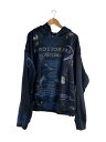 【中古】EMOTIONAL WORLD/RECONSTRUCTED DJ LINE UP HOODIE/2/コットン/BLK【メンズウェア】