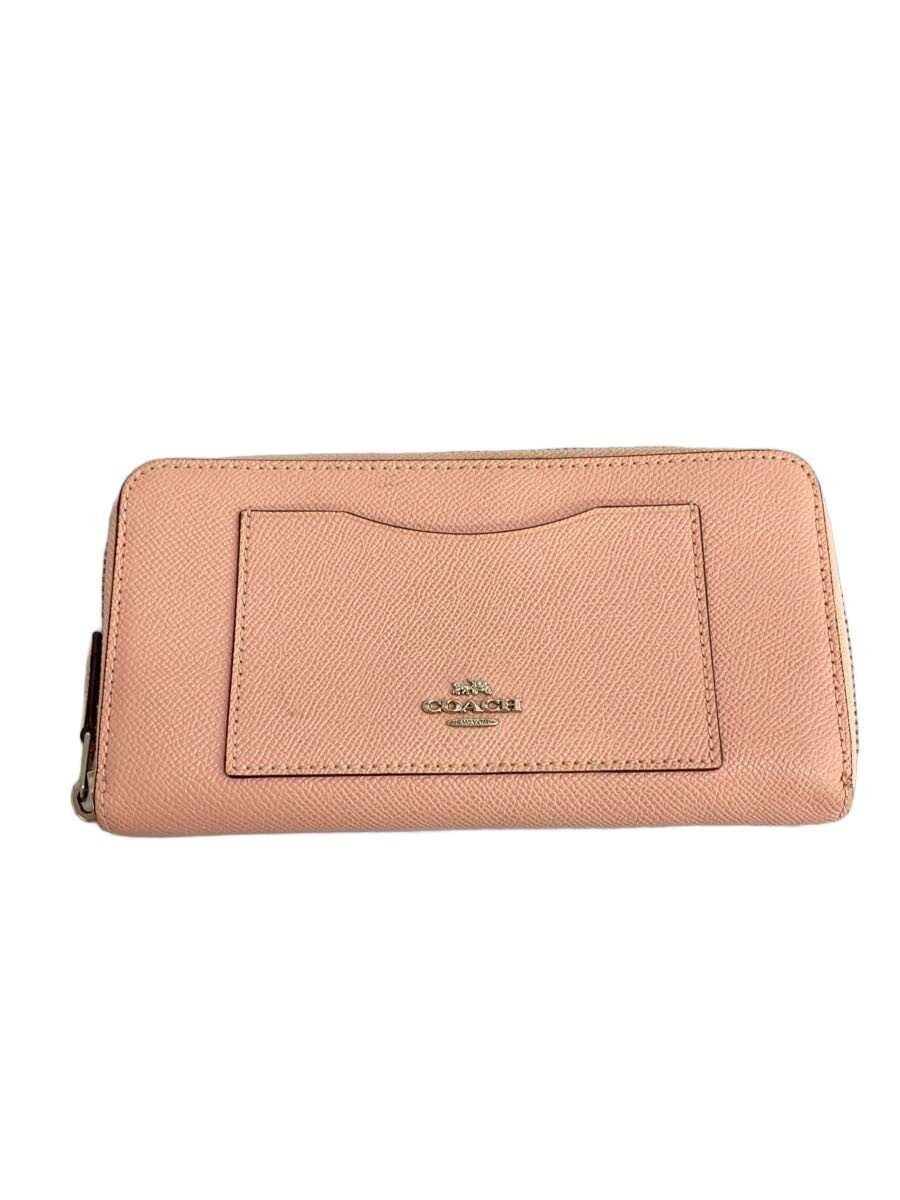 Rakuten - 【中古】COACH◆長財布_オールレザー/レザー/PNK/レディース【服飾雑貨他】