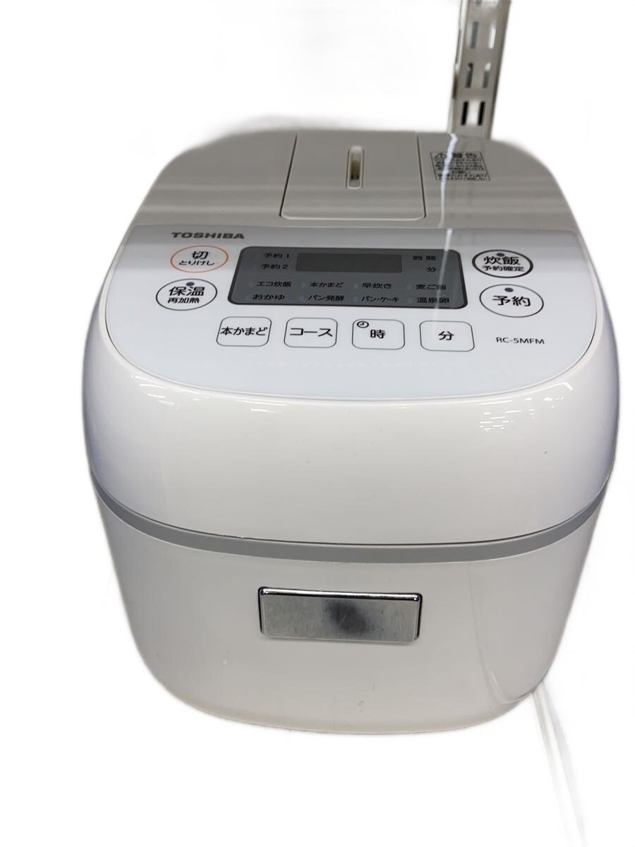 楽天市場】東芝 rc-5mfm-w(ホワイト) ジャー炊飯器 3合の通販