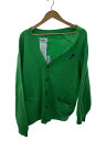 【中古】doublet◆23AW/HALF LOOSE CARDIGAN/カーディガン/M/ウール/GRN/23AW57KN138【メンズウェア】