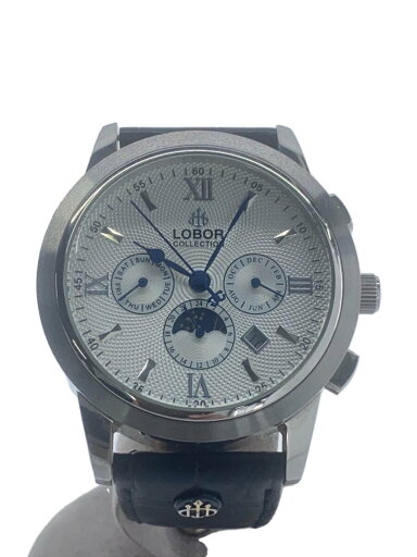 【中古】LOBOR◆マルチファンクションスケルトン/自動巻腕時計/アナログ/WHT/BLK/LB8170M【服飾雑貨他】 【中古】LOBOR◆マルチファンクションスケルトン/自動巻腕時計/アナログ/WHT/BLK/LB8170M【服飾雑貨他】