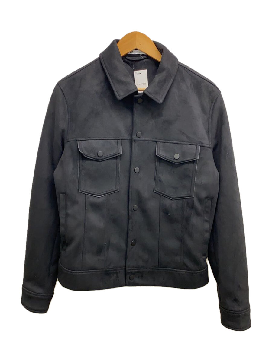 【中古】ZARA◆ジャケット/S/ポリエステル/BLK【メンズウェア】
