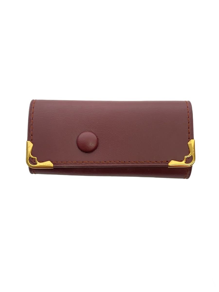 【中古】Cartier◆マストライン/キーケース/レザー/BRD/レディース【服飾雑貨他】
