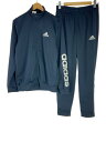 【中古】adidas◆セットアップ/トラックジャケット/XL/ポリエステル/NVY//【メンズウェア】