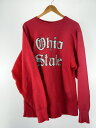 【中古】Champion◆80s/Ohio State/スウェット/XL/コットン/RED【メンズウェア】