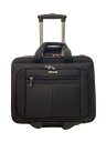 【中古】SAMSONITE◆トラベルキャリー/ポリエステル/BLK/サムソナイト/ブラック/黒/【バッグ】