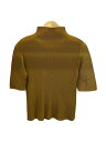 【中古】PLEATS PLEASE ISSEY MIYAKE◆イッセイミヤケ/プリーツハイネックカットソー/半袖カットソー/3/ポリエステル/CML/日本製【レディースウェア】(4)