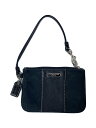 【中古】COACH◆ポーチ/--/BLK/モノグラム【バッグ】