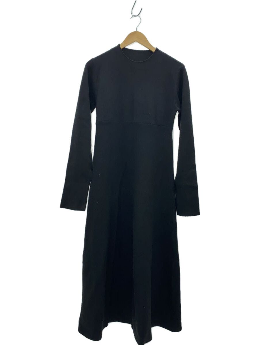 【中古】STYLEMIXER◆長袖ワンピース/M/アクリル/BLK/無地/500AGS73-1050【レディースウェア】