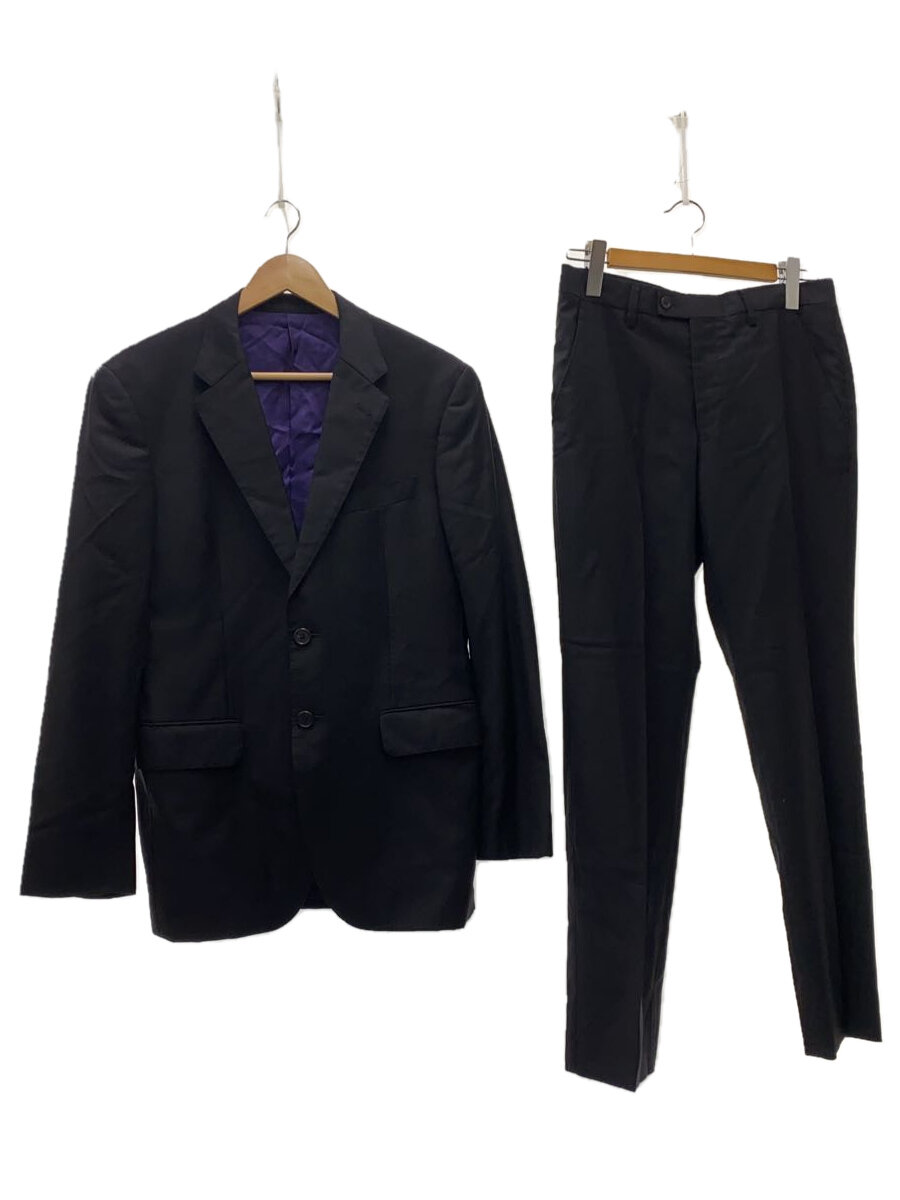 【中古】Paul Smith◆セットアップ/Loro Piana/2B/--/ウール/BLK/PL-HK-36759【メンズウェア】