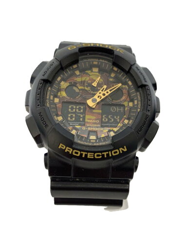 【中古】CASIO◆G-SHOCK/ジーショック/腕時計/GA-100CF/デジアナ/ブラック/カモフラ【服飾雑貨他】 【中古】CASIO◆G-SHOCK/ジーショック/腕時計/GA-100CF/デジアナ/ブラック/カモフラ【服飾雑貨他】