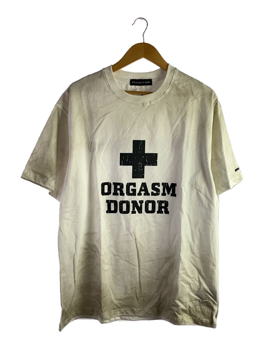 PROJECT G/R/Tシャツ/--/コットン/BLK/プリント/ORGASM