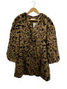 【中古】MOUSSY◆FAUX FUR A LINEコート/FREE/ブラウン/010CAH30-6300【レディースウェア】