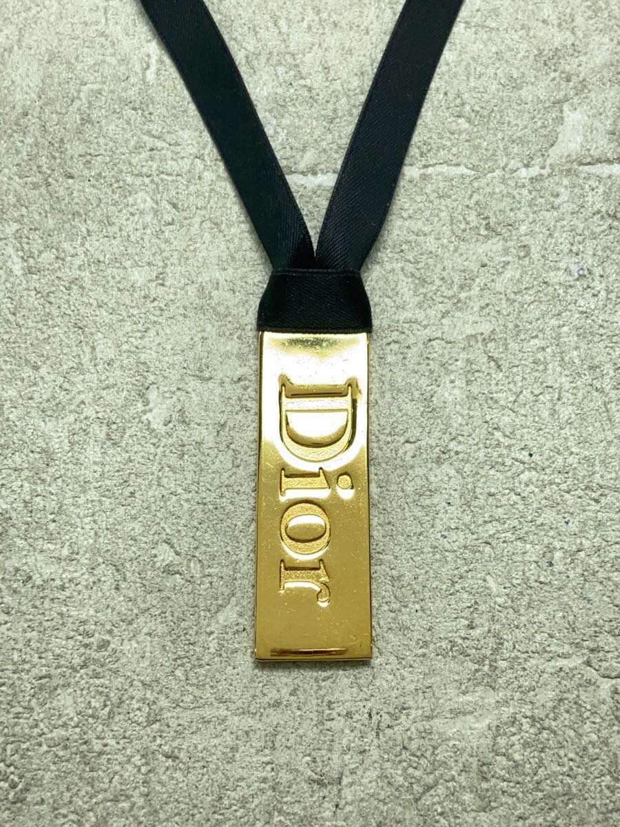 【中古】Christian Dior◆ネックレス/--/GLD/トップ有/レディース【服飾雑貨他】