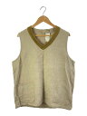 【中古】Nigel Cabourn◆ベスト/46/コットン/CRM/無地/8044-00-70003【メンズウェア】