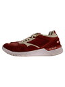 【中古】SUPRA◆ローカットスニーカー/27.5cm/RED/スウェード/08332-659-m【シューズ】(4)