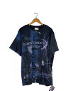 【中古】EMOTIONAL WORLD/RECONSTRUCTED DJ LINE UP T-SHIRT/3/コットン/BLK【メンズウェア】