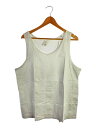 【中古】COMOLI◆サープラスタンクトップ/タンクトップ/2/コットン/ホワイト【メンズウェア】