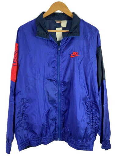 【中古】NIKE◆ナイロンジャケット/L/ナイロン/BLU/無地【メンズウェア】 【中古】NIKE◆ナイロンジャケット/L/ナイロン/BLU/無地【メンズウェア】