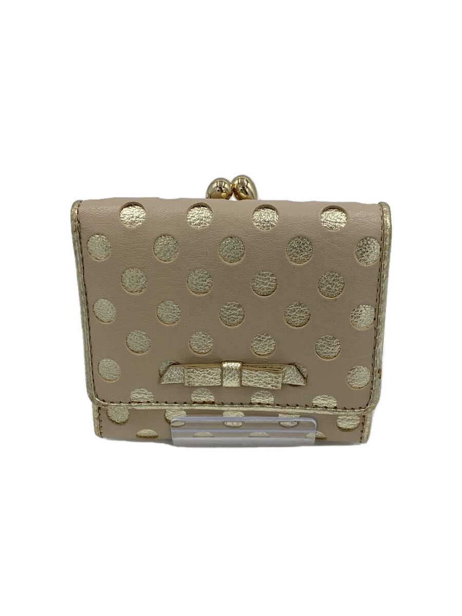 【中古】ANTEPRIMA◆3つ折り財布/--/BEG/レディース【服飾雑貨他】