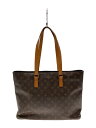 【中古】LOUIS VUITTON◆ルコ_モノグラム・キャンバス_BRW/PVC/BRW/ストラップ付け根キレツ【バッグ】