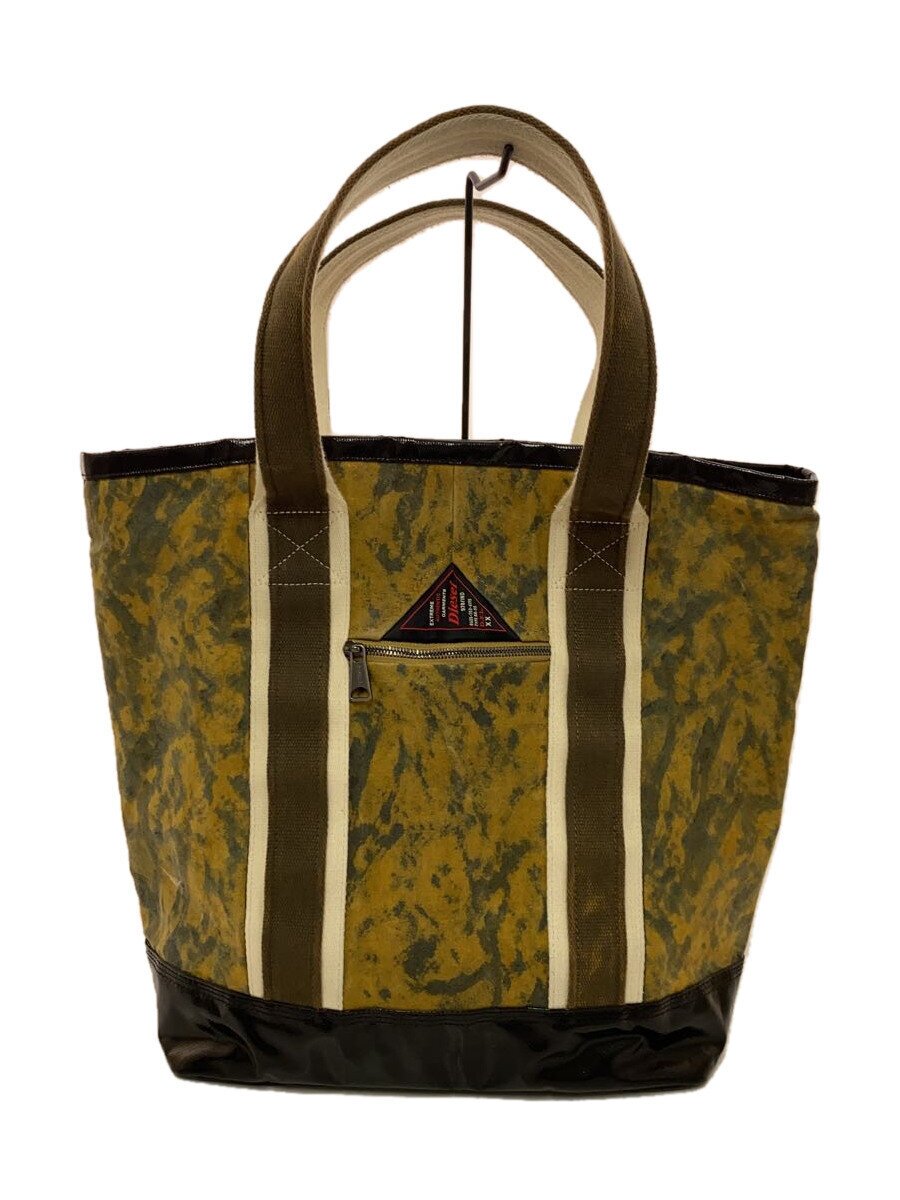 【中古】DIESEL◆トートバッグ/キャンバス/マルチカラー/カモフラ/X08361P4446/オーバーダイワックスキャンバス【バッグ】
