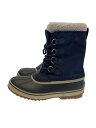 【中古】SOREL◆レースアップブーツ/27cm/NVY/ポリエステル/NM3487-419【シューズ】