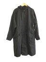 【中古】STUDIO NICHOLSON◆ORIEL EVERYDAY MAC COAT/ステンカラーコート/S/ナイロン/ネイビー/SNM-673【メンズウェア】